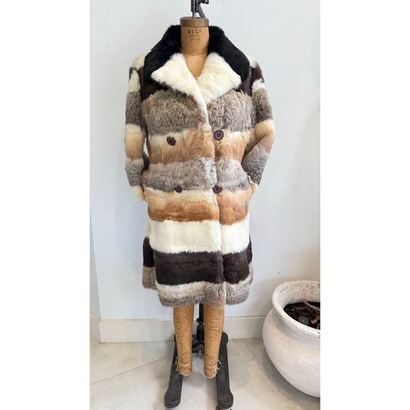 Vintage 1970s Unbranded Fur Coat - Size Medium - Picture 5 of 6